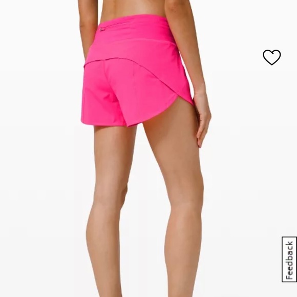 Gently used LULULEMON Speed Up Mid-Rise Lined Short 4” (6) - Picture 2 of 9